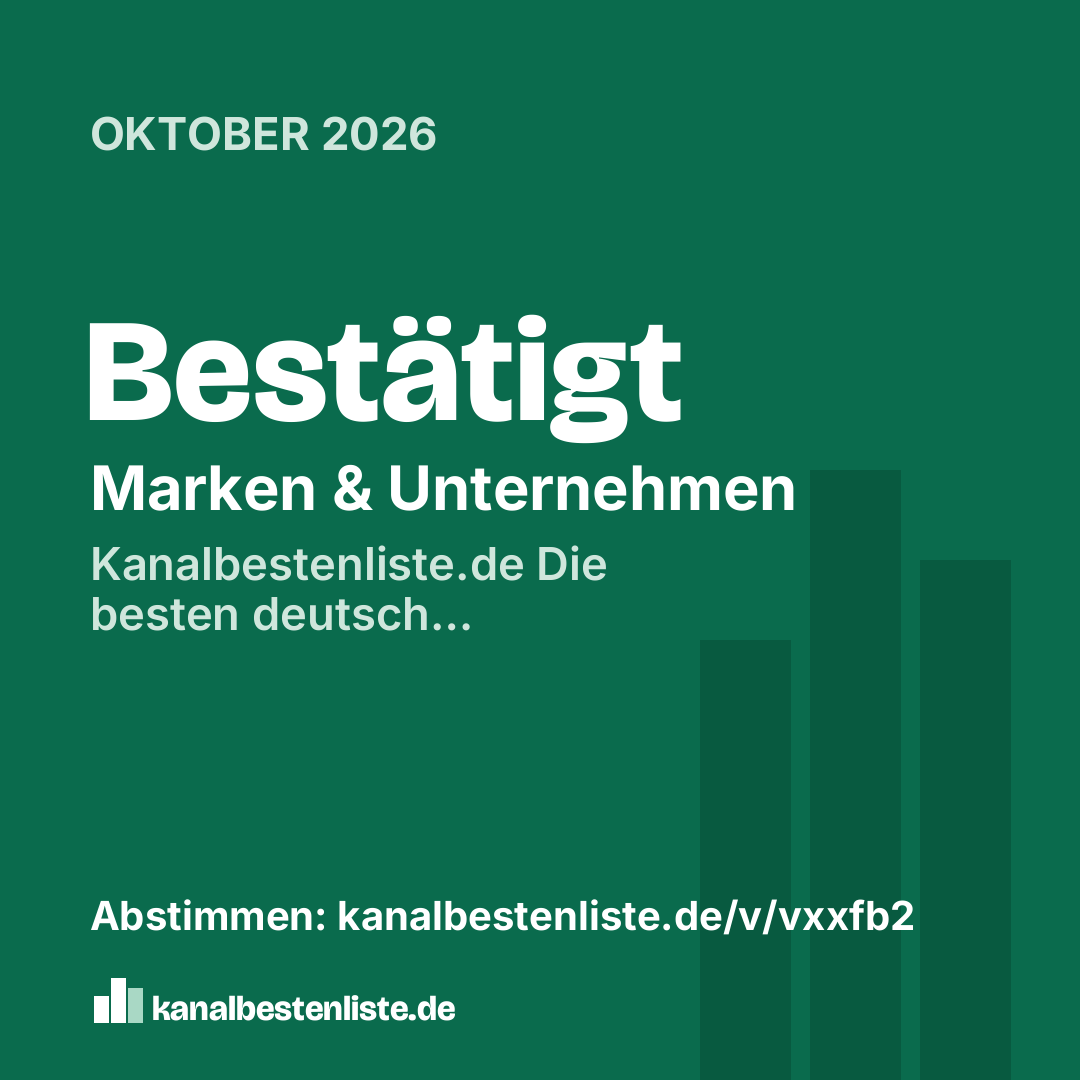 Grafik zum Teilen: Bestätigt